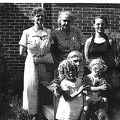 Grandma Hobbs and her girls-1936