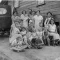 Grandmother Emma Leora Meyers and 2 generations-July 4 1934