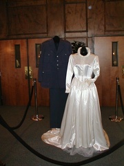 Uniform and Wedding Dress  unretouched