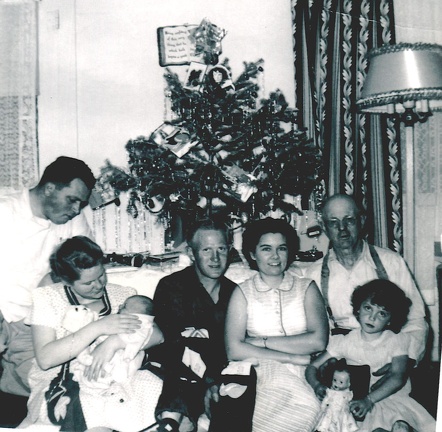 ralphs 1st christmas 1955